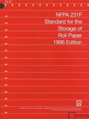 NFPA 231F PDF NFPA 231F PDF